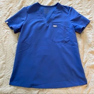 Figs Denim Catalina one pocket scrub top - Small
